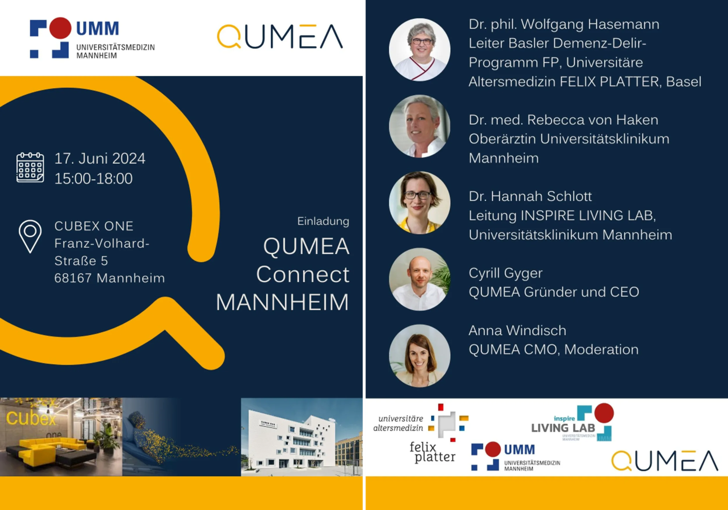 QUMEA Connect Mannheim Flyer