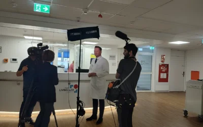 Ein Filmteam von 3sat nano zu Besuch im INSPIRE Living Lab