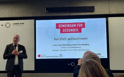Innovationskraft und Vernetzung: Das INSPIRE Living Lab bei der Jahresveranstaltung des Forums Gesundheitsstandort BW